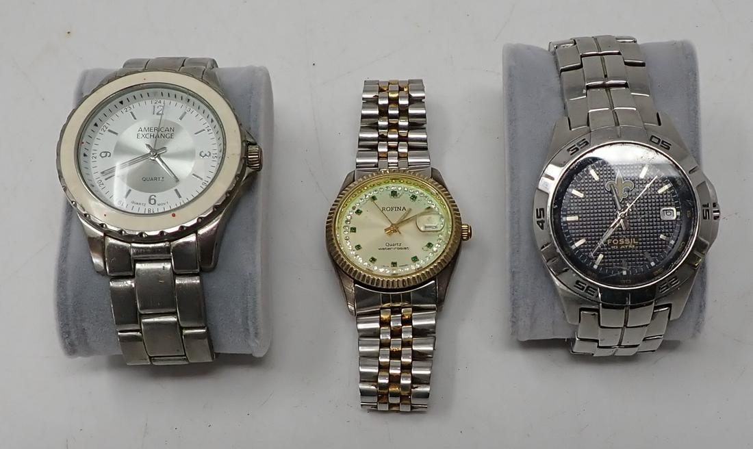 American Exchange Fossil & Rofina Wristwatches: Watches