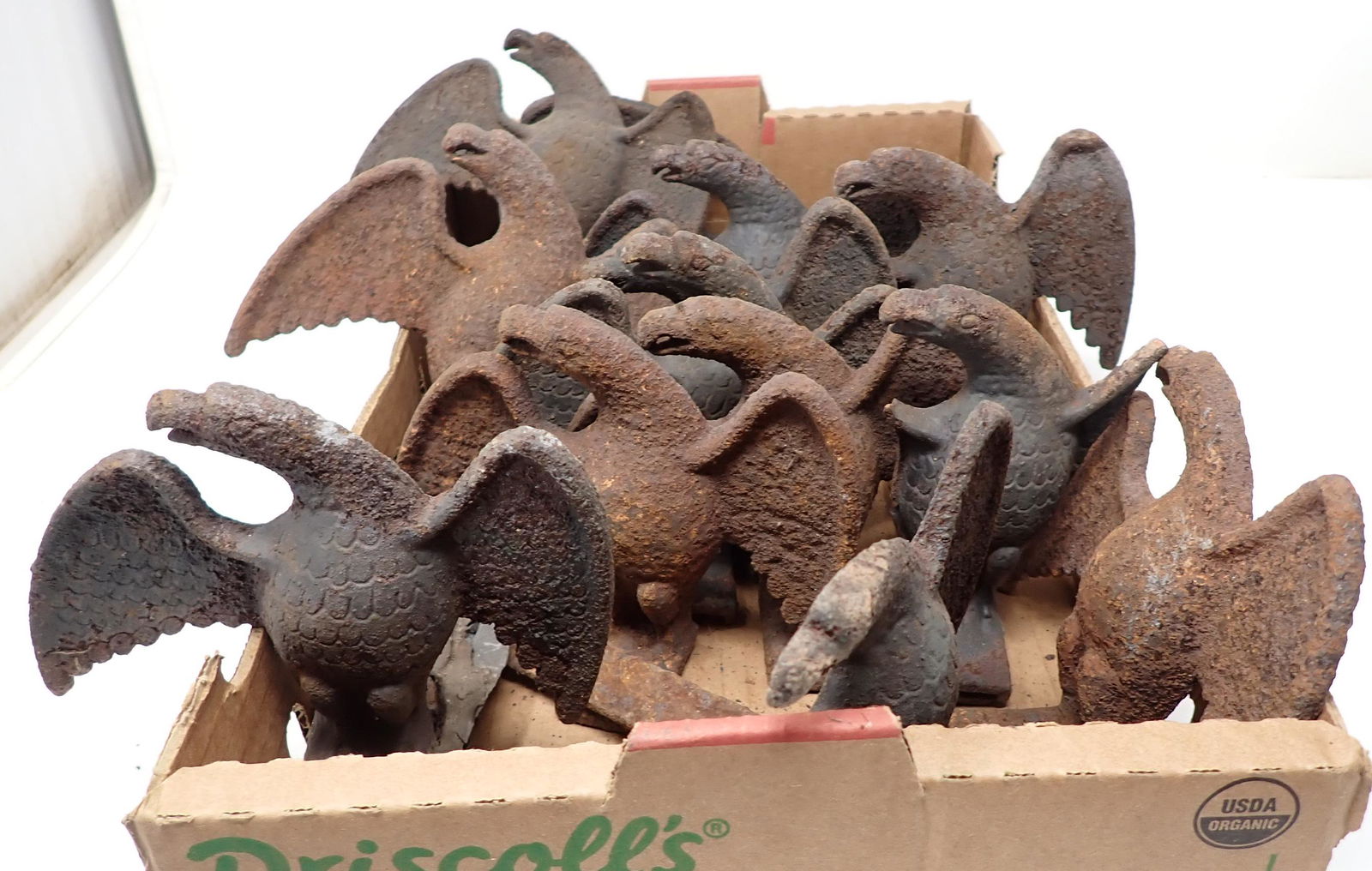 10 Cast Iron Snow Eagles / Ice Catchers (1 of 2)