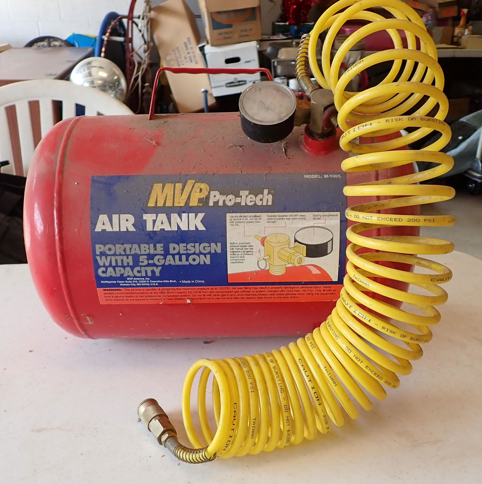 MVP 5 Gallon Portable Air Tank (1 of 1)