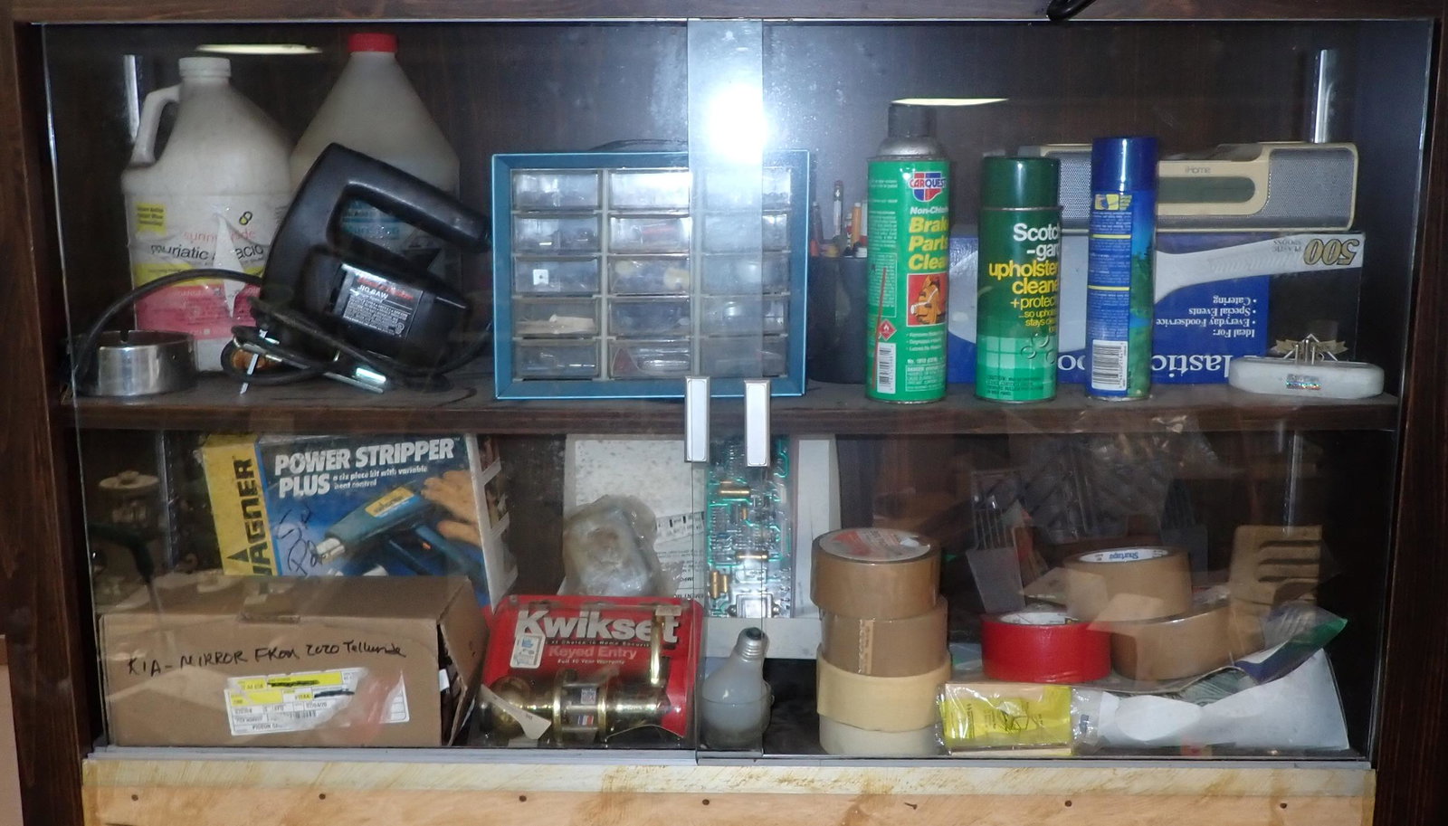 Jig Saw Power Stripper Cabinet Contents: Take what you want and leave the rest. NO SHIPPING !