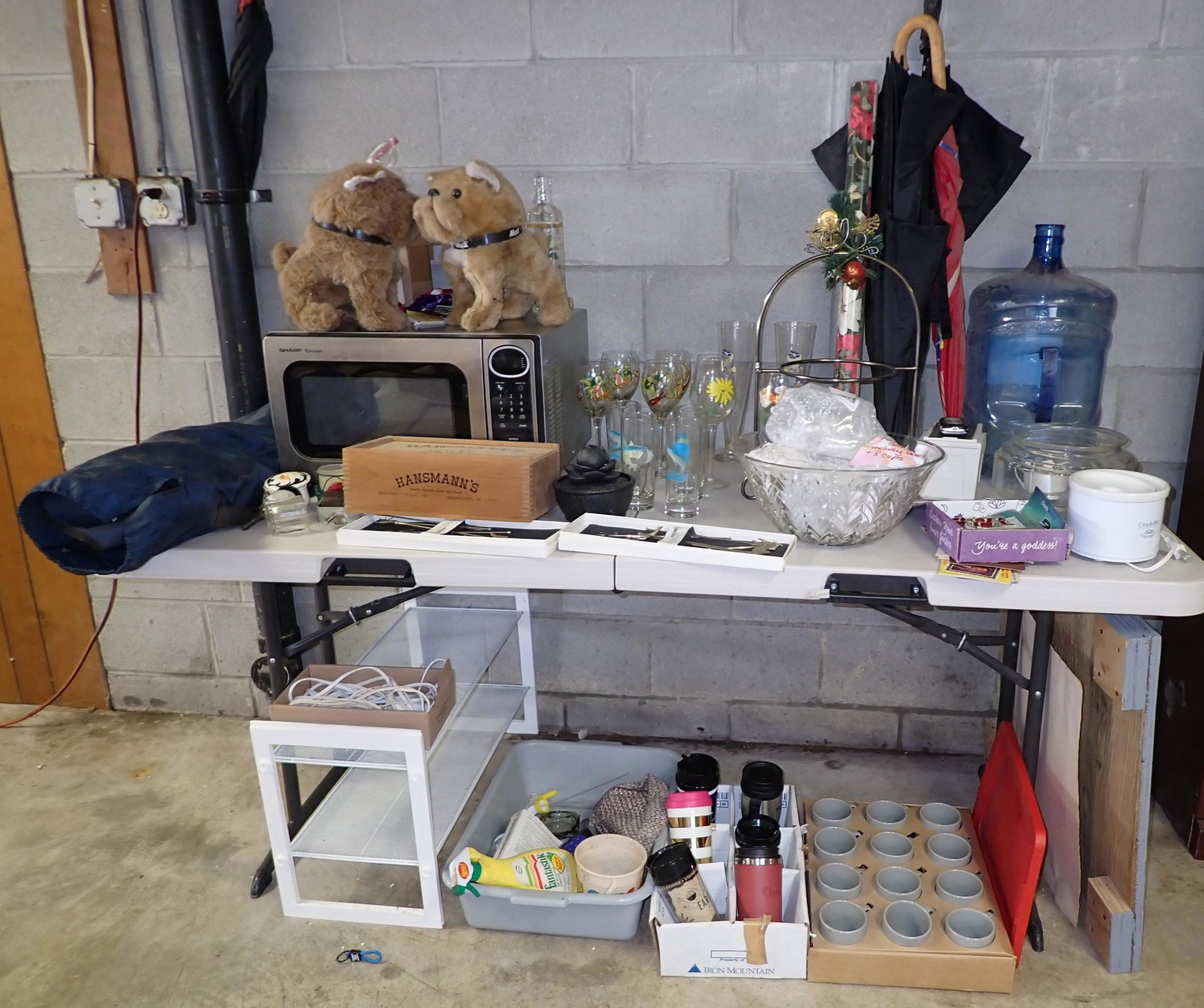 Table Contents: Lot includes all on and under table. Take what you want and leave the rest