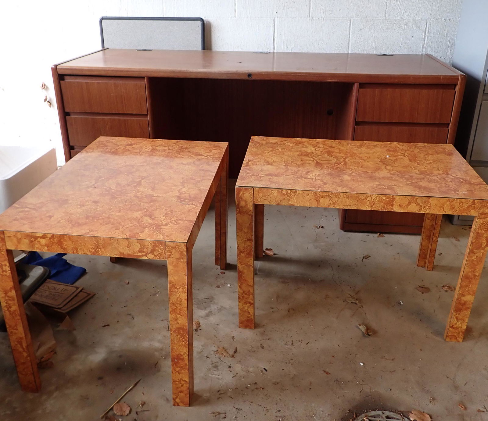 Desk End Tables Chair & Misc Partial Contents (1 of 20)