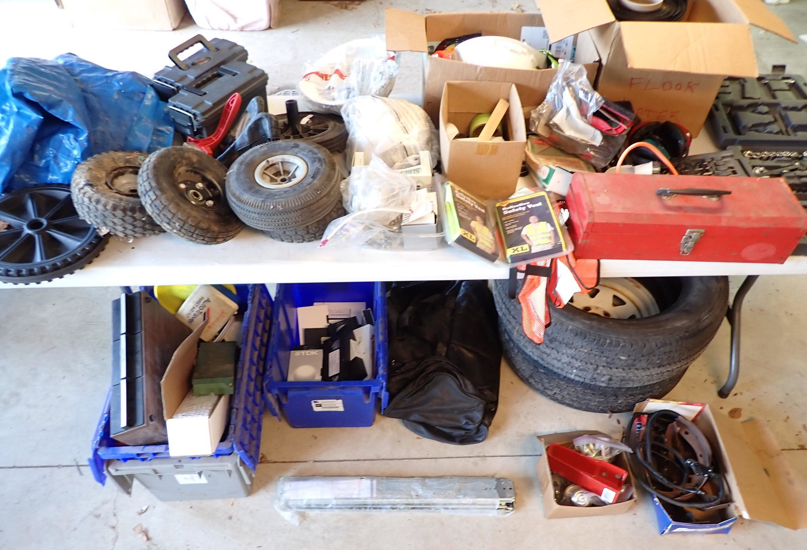 Contents of 2 Tables: Take what you want and leave the rest. NO SHIPPING !