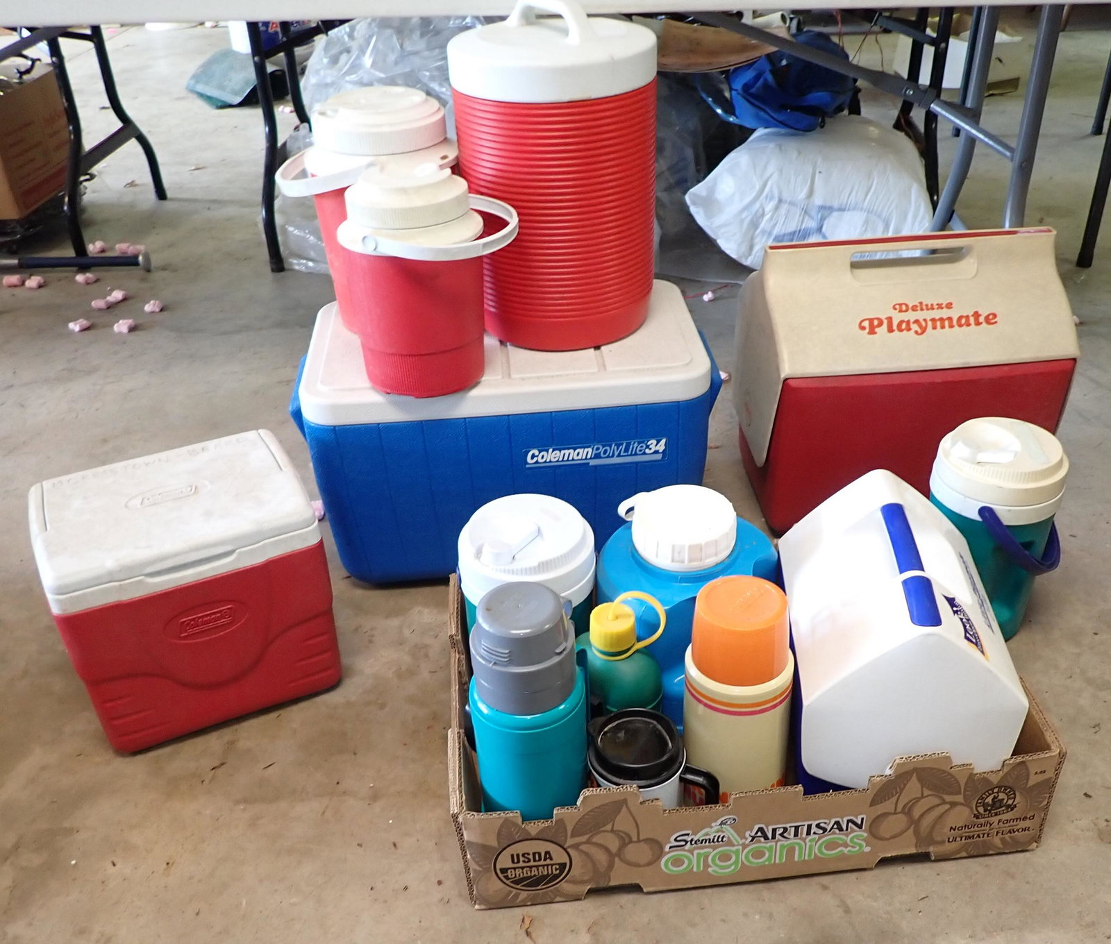 Coolers and Thermos's: Getting all pictured