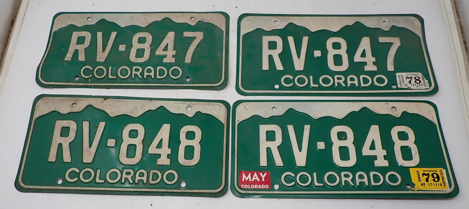 Vintage Colorado License Plates (1 of 1)
