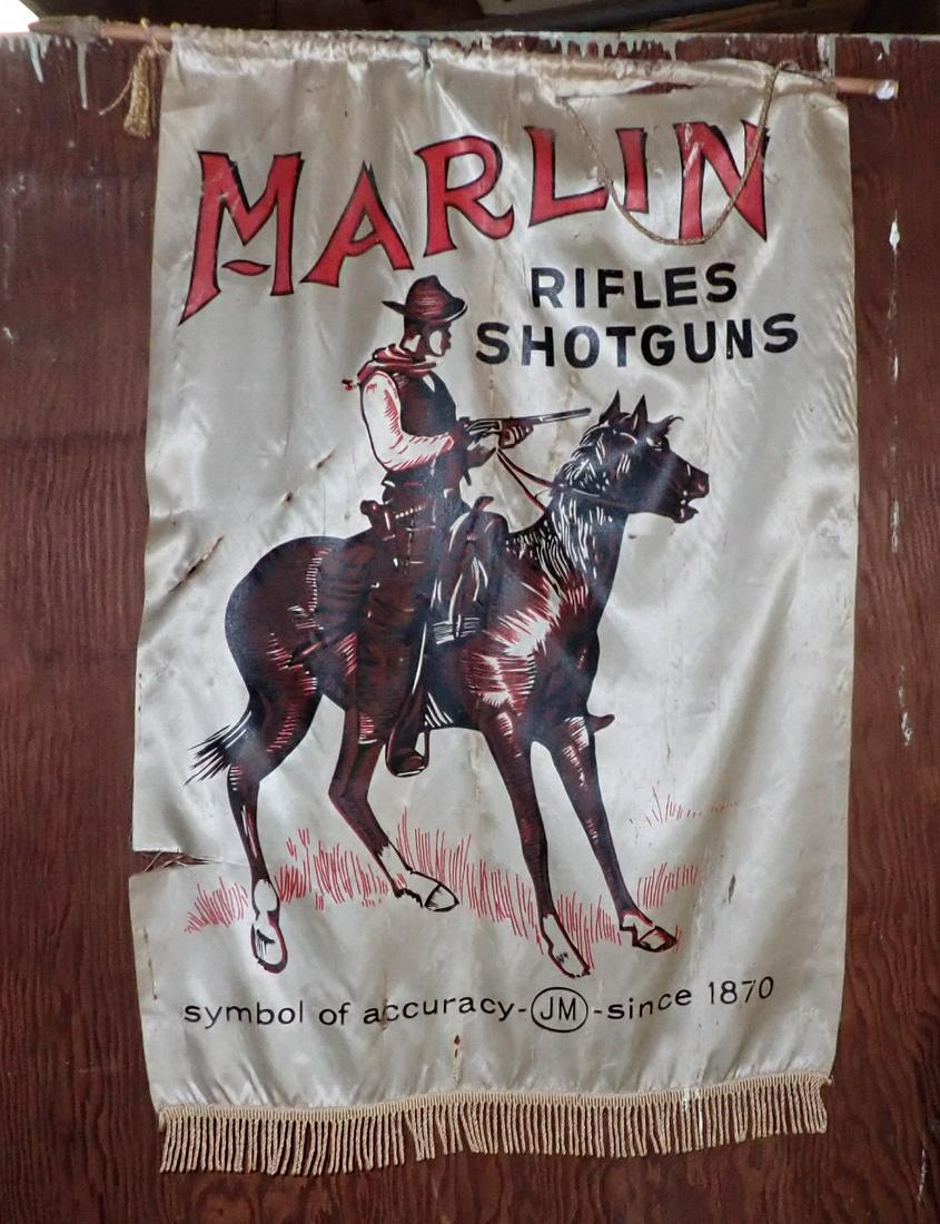 Marlin Rifles & Shotguns Silk Banner / Flag (1 of 9)