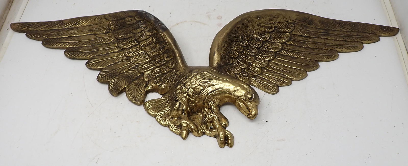 Brass Eagle Wall Plaque (1 of 3)