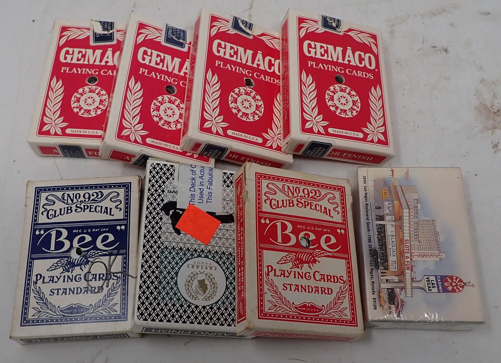 Gemaco Bee & Misc Playing Cards Aug 01, 2021 M.J. Stasak Jr