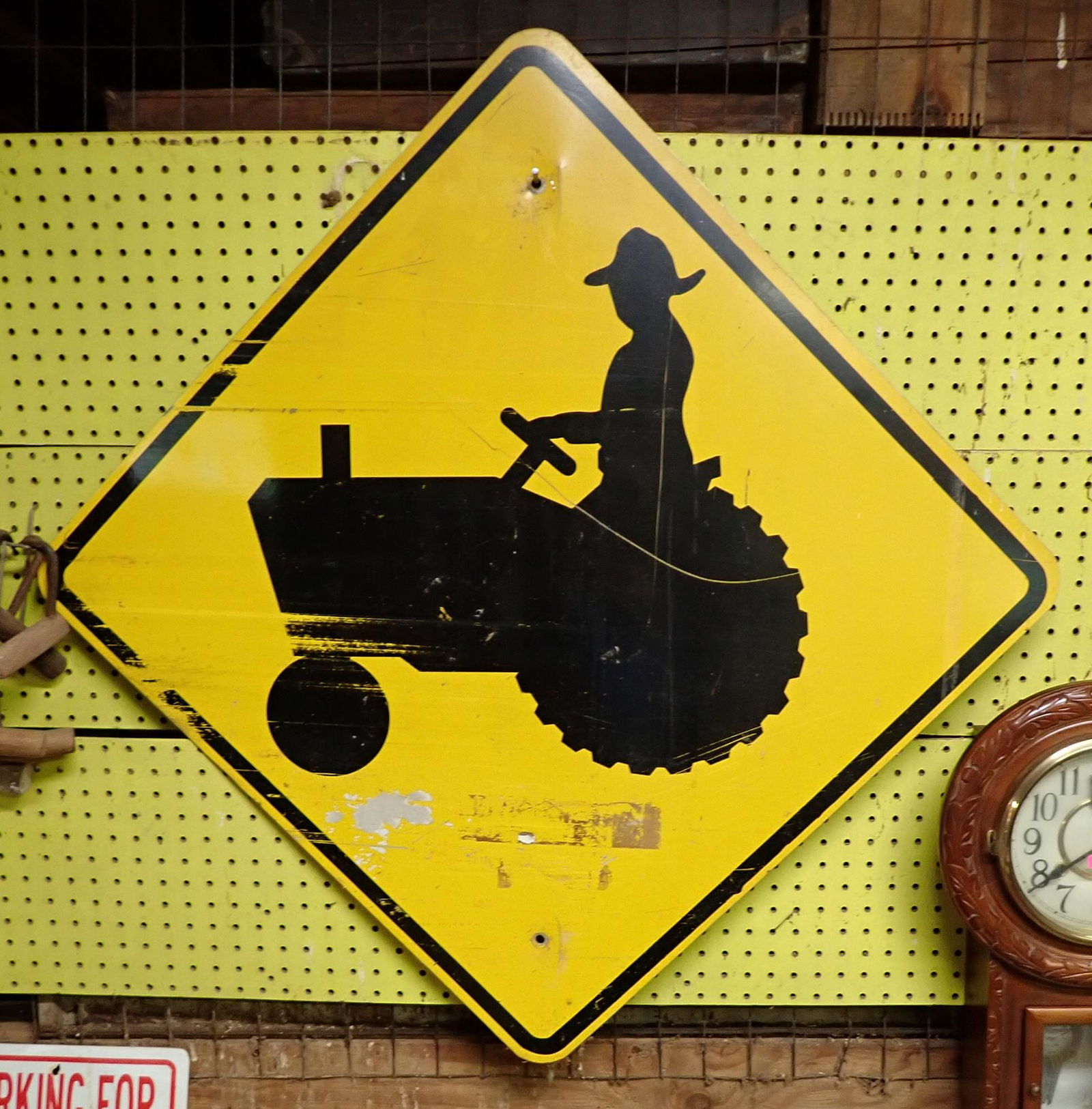 Aluminum Farm Tractor Sign (1 of 1)