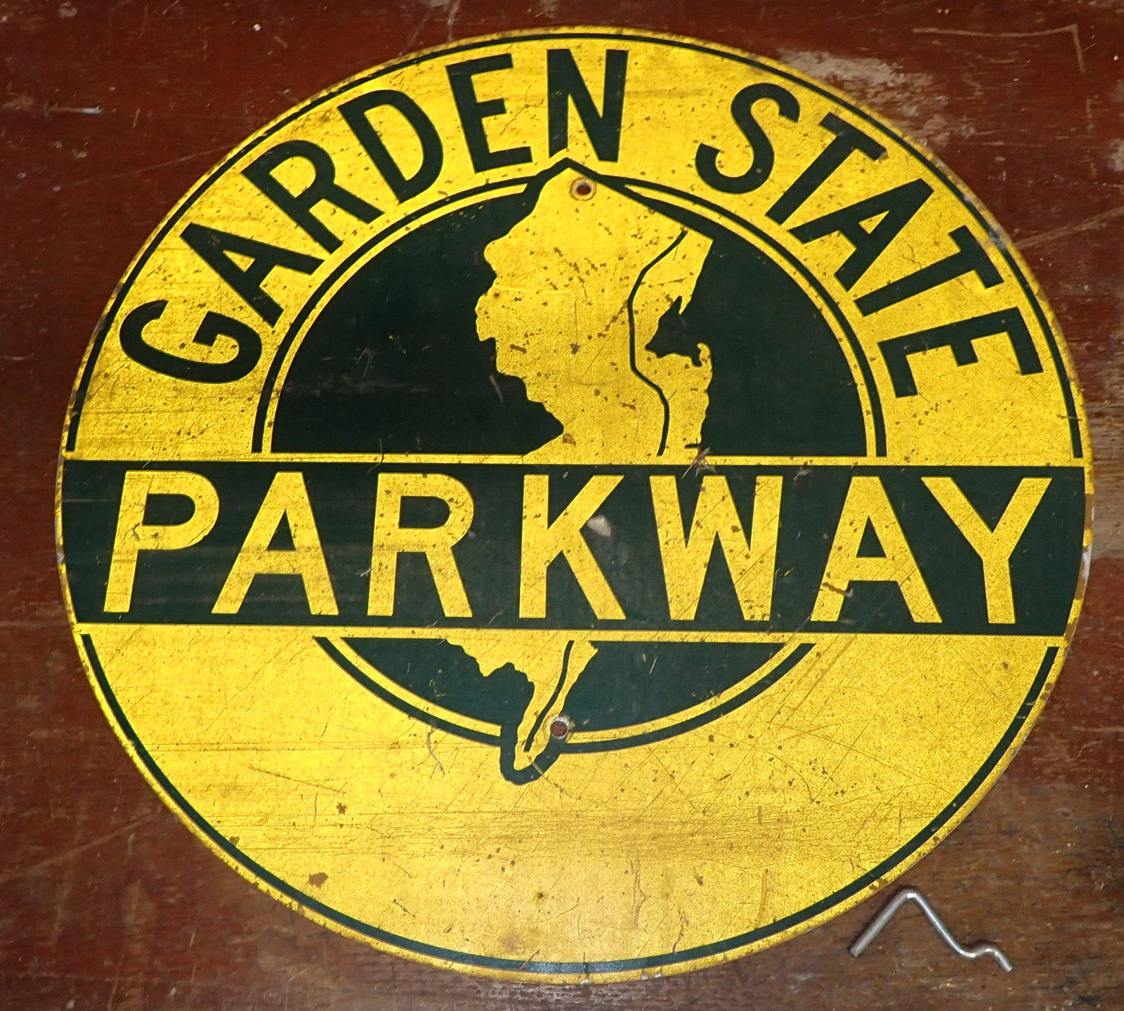 Garden State Parkway Aluminum Sign (1 of 2)