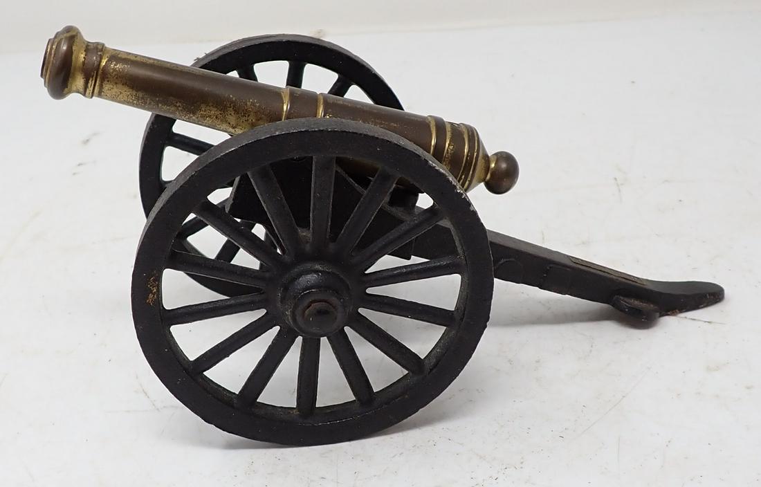 Cast Iron & Brass Cannon (1 of 4)