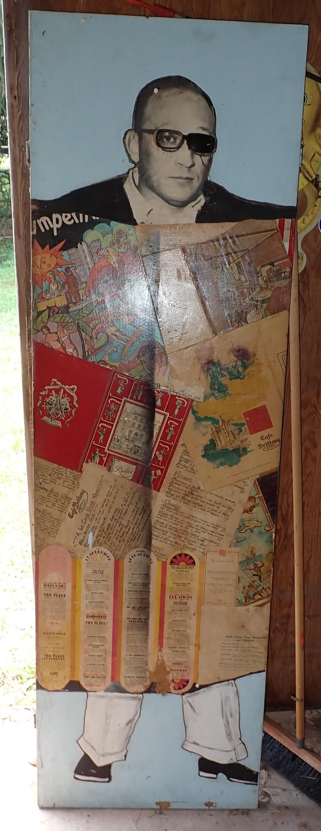 Decoupage Door Eagle Mirror and Wall Art (1 of 8)