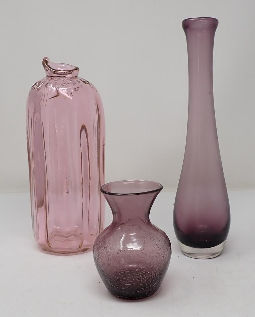 Signed Art Glass Vases (1 of 5)
