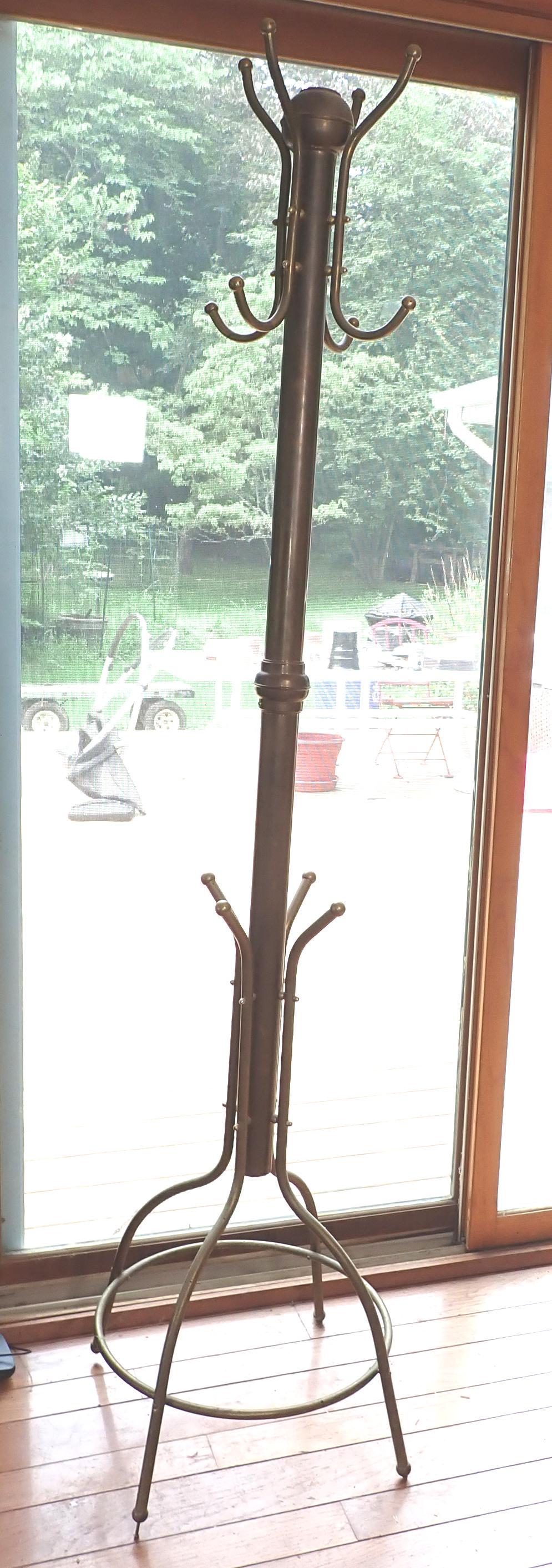 Brass Clothes Tree (1 of 2)