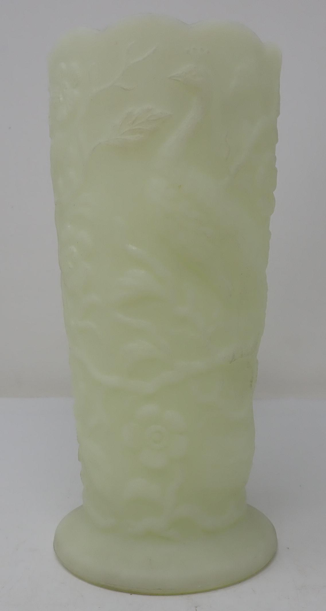 Fenton Vase with Peacock (1 of 3)