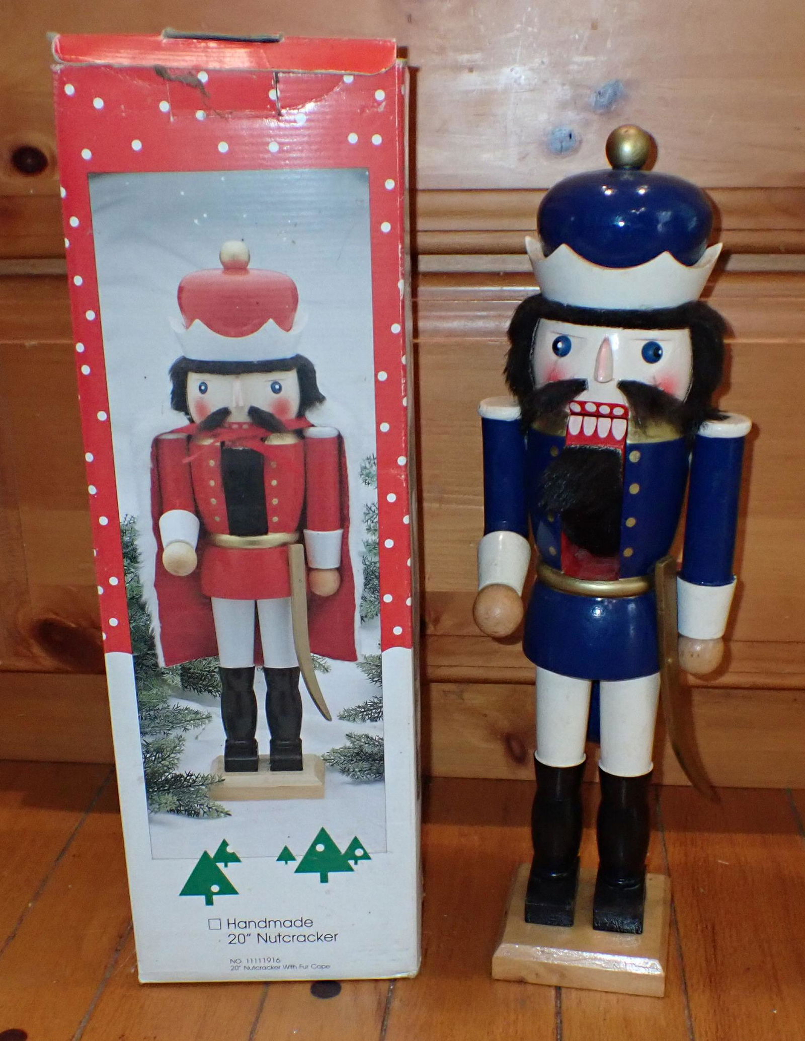 International Christmas 20" Nutcracker: with original box
