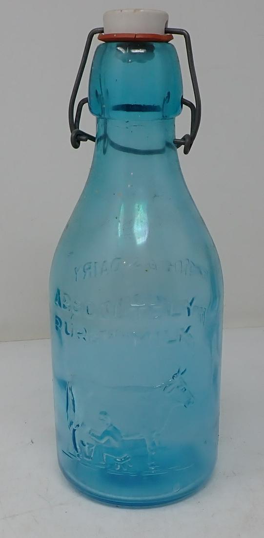 Thatchers Dairy Milk Bottle: Approx 10 3/4" tall