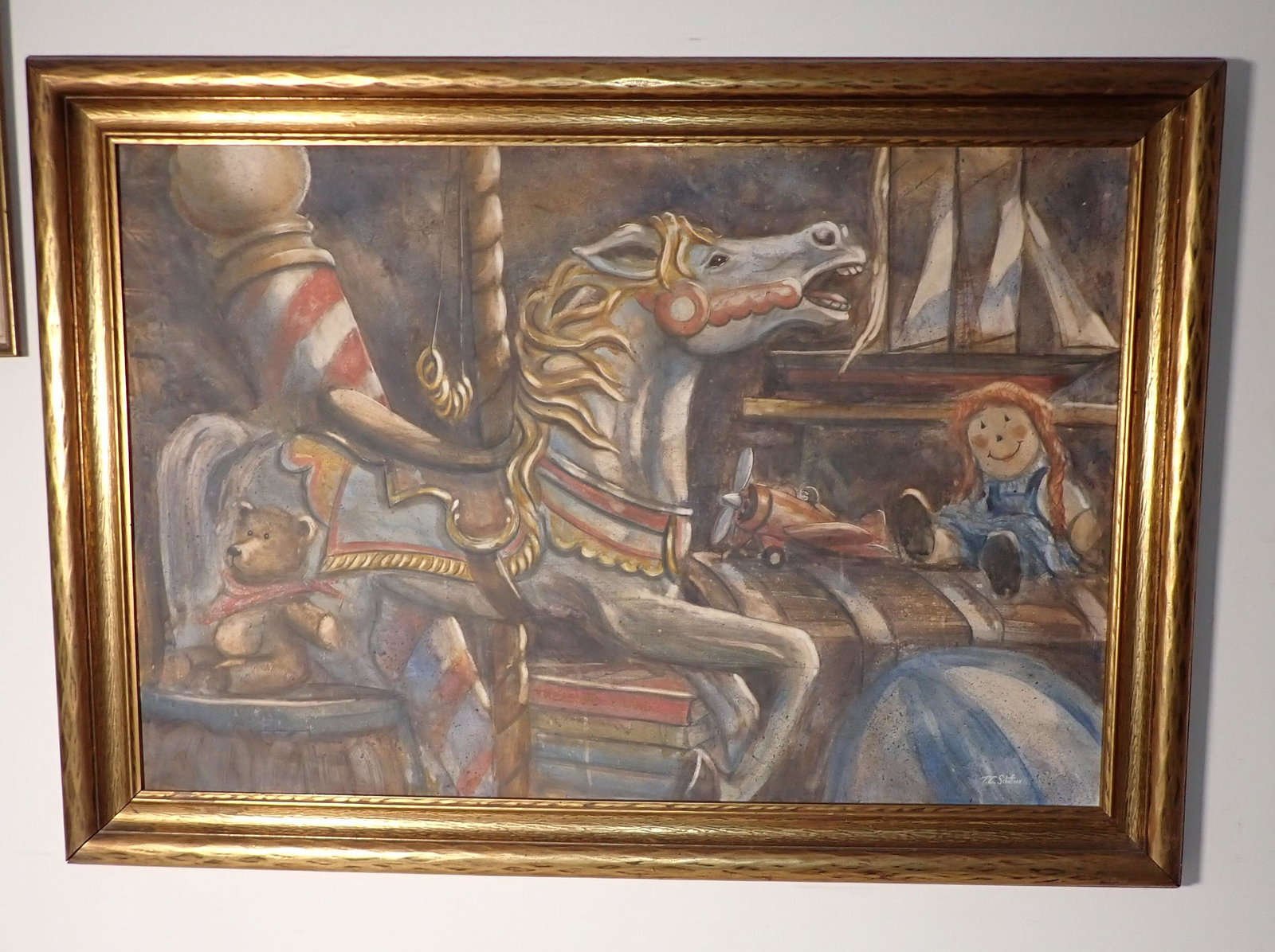 Schottman Carousel Horse Print (1 of 1)