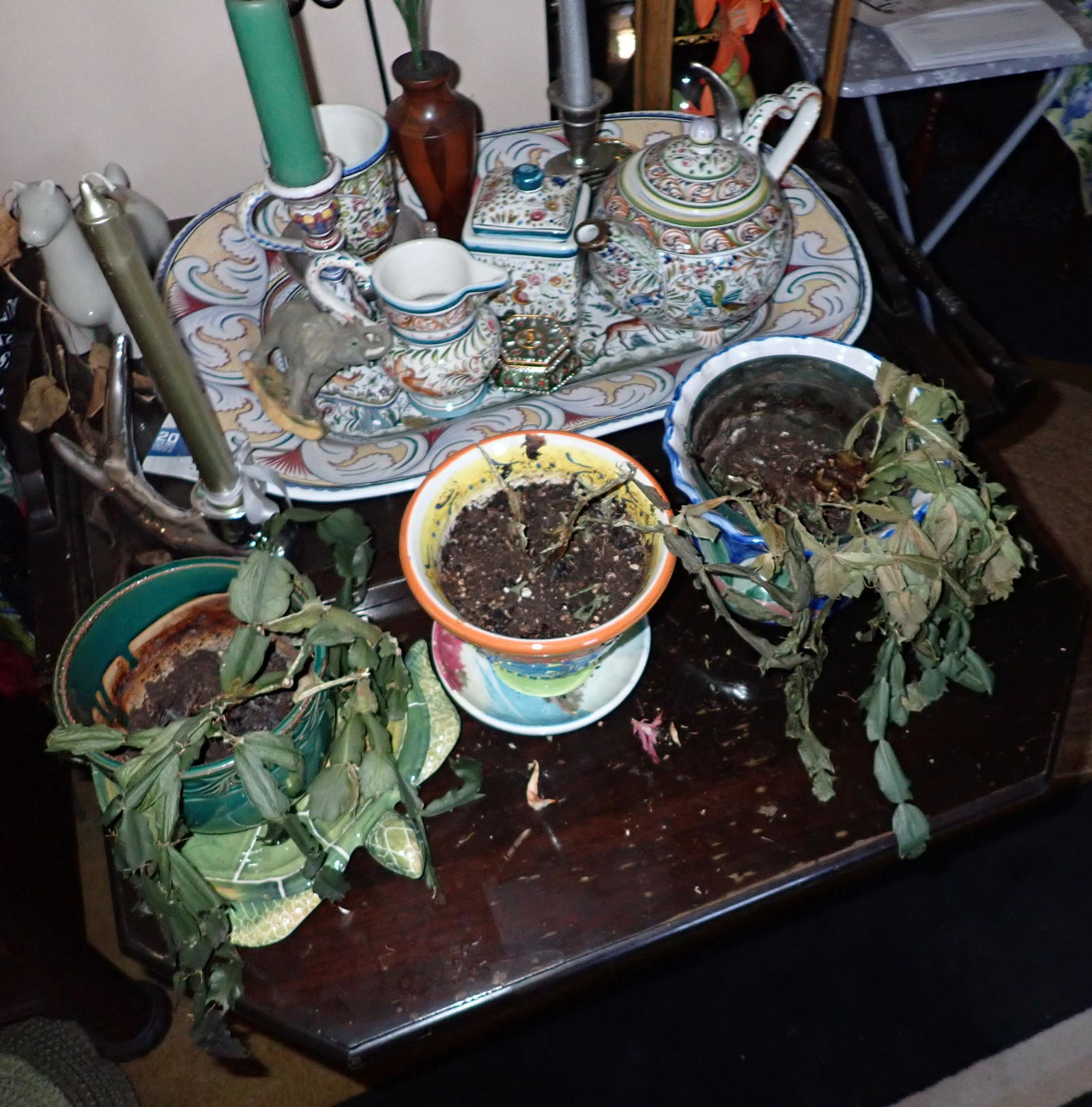 Portugal Pottery Planters Platters & Misc (1 of 6)