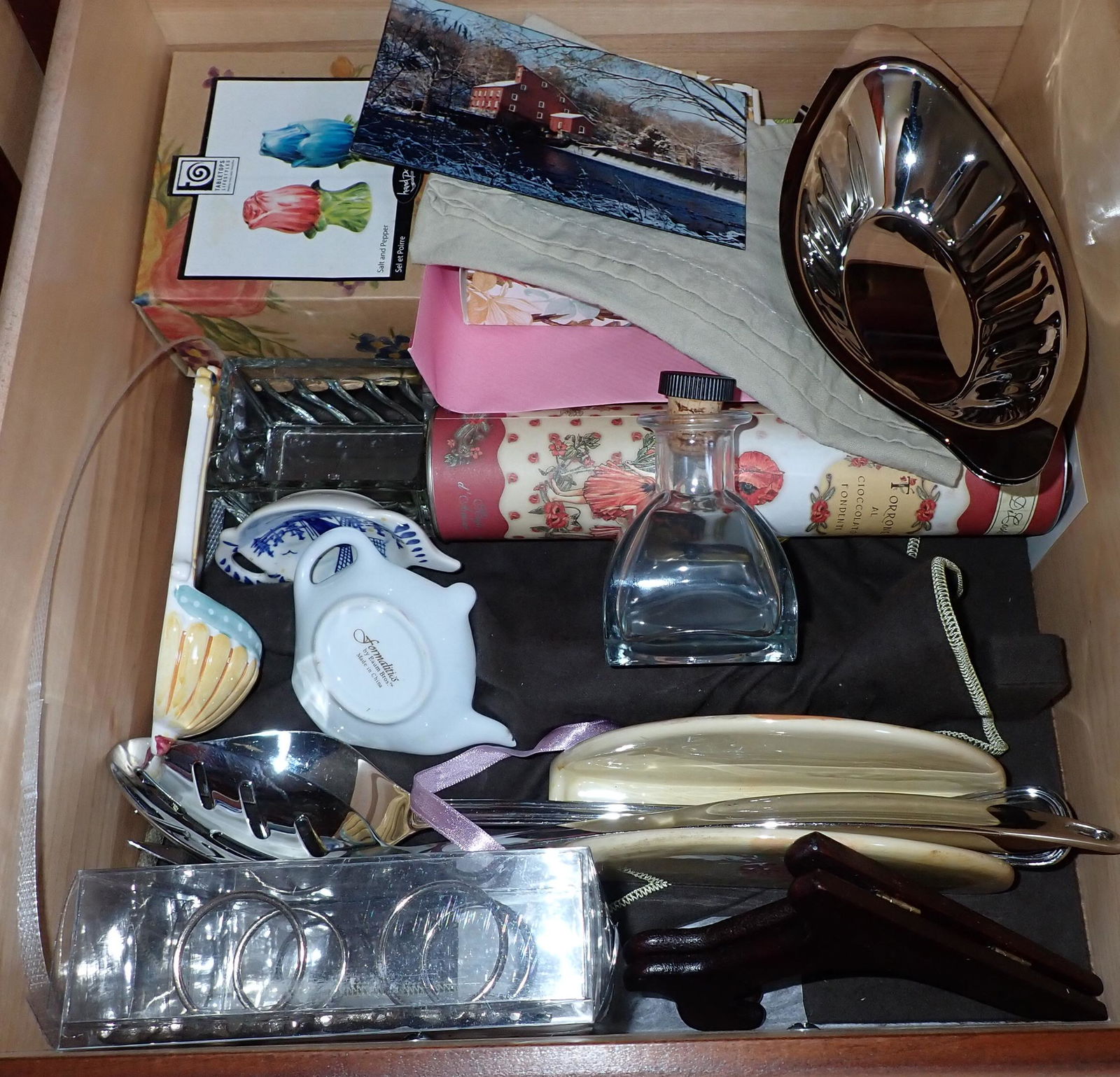 Linens Plant Stand Table Cloths and Misc (1 of 14)