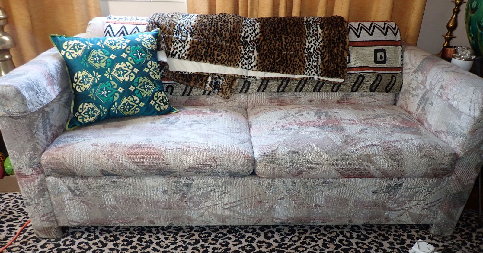 Pull Out Loveseat  Wing Chair Recliner and Misc (1 of 9)