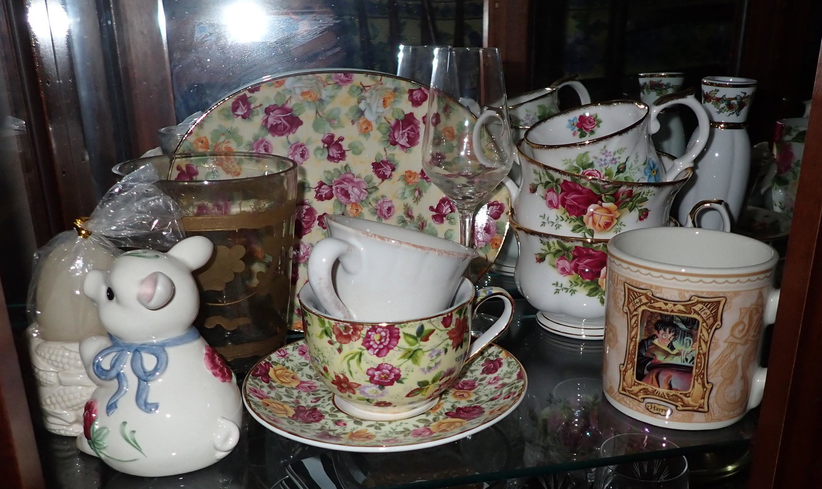 Lenox Royal Albert & Misc Bone China: Getting all pictured on second shelf from bottom. MUST TAKE ALL