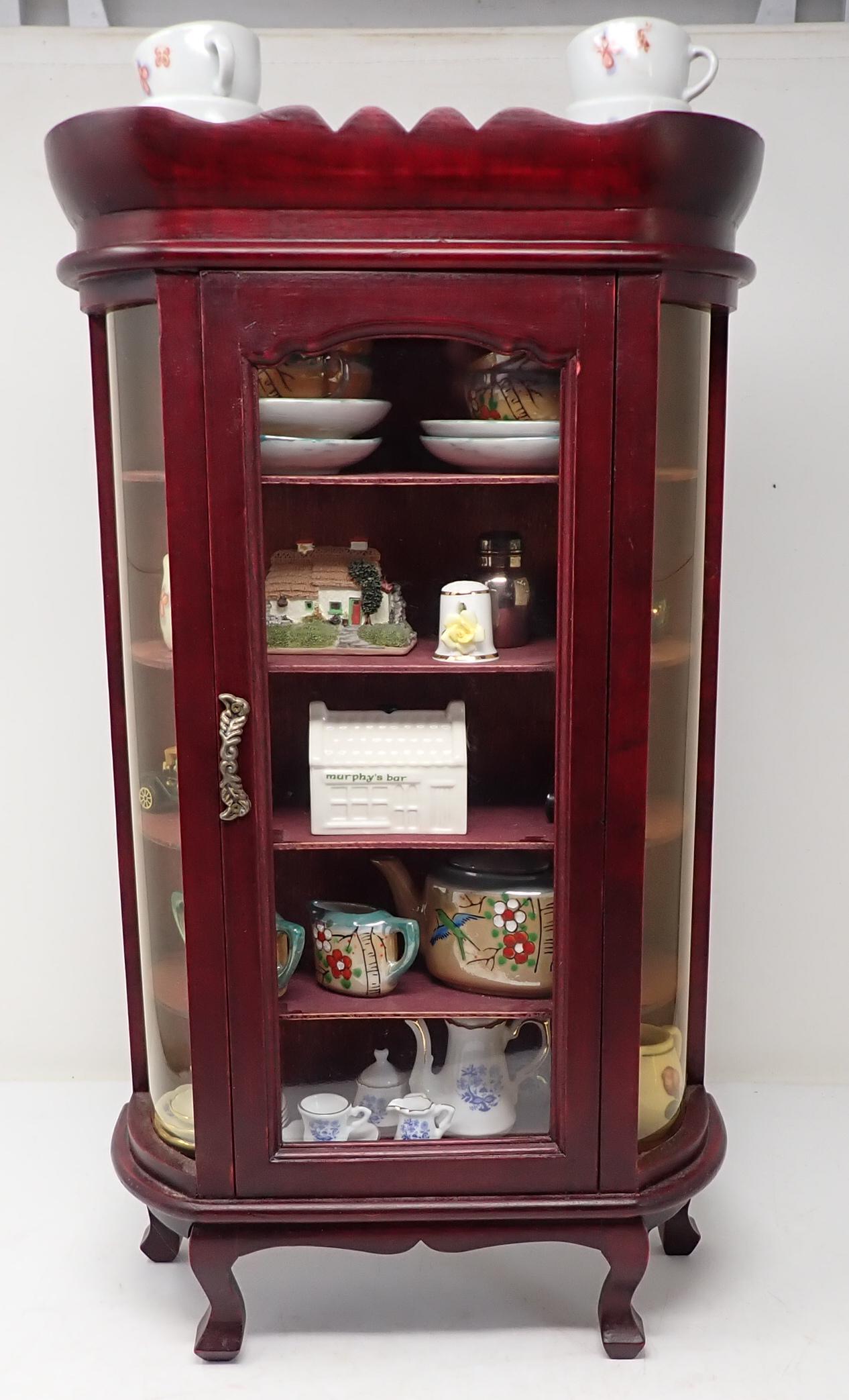 Childs China Closet w/ Miniatures (1 of 4)