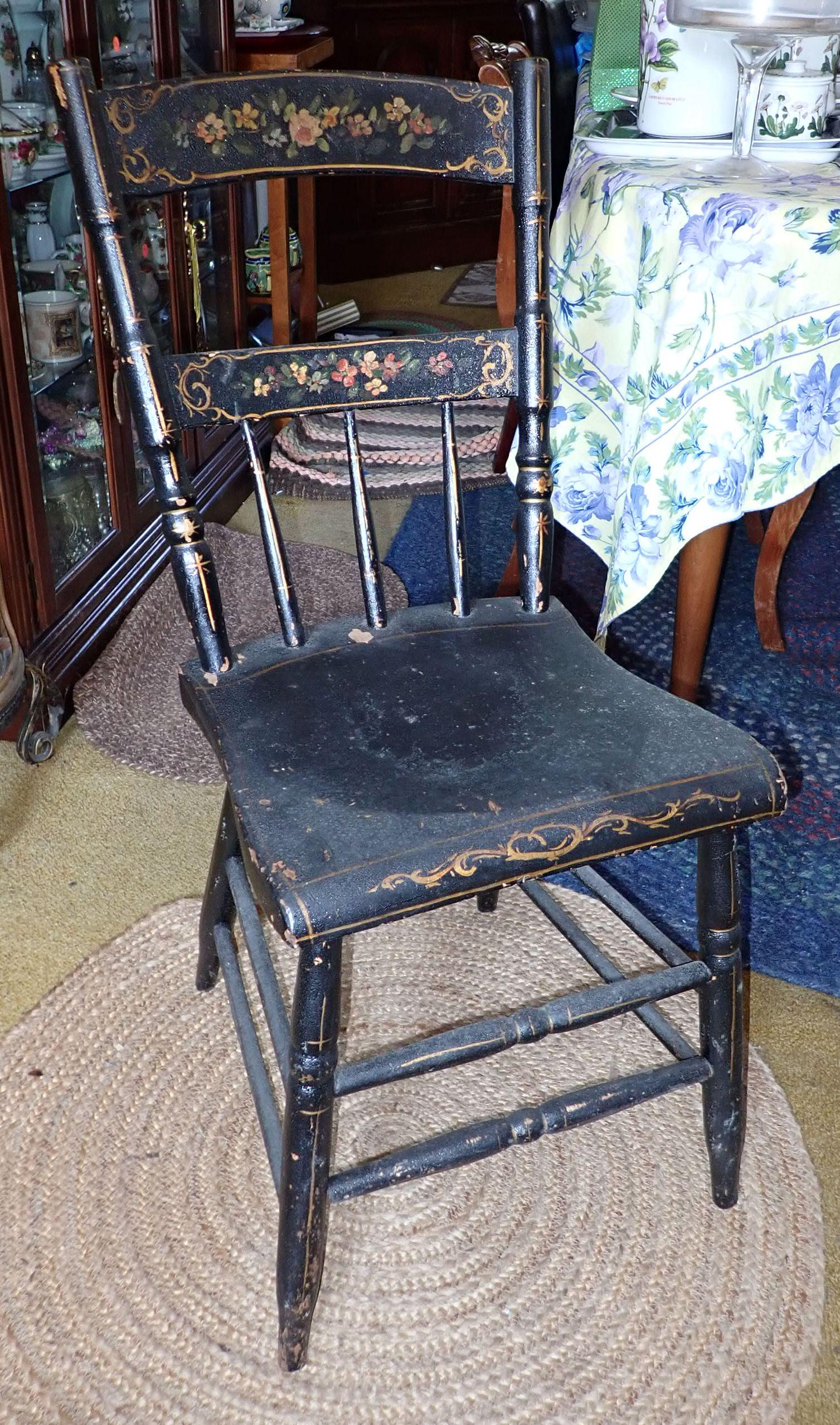 Paint Decorated Chair (1 of 3)