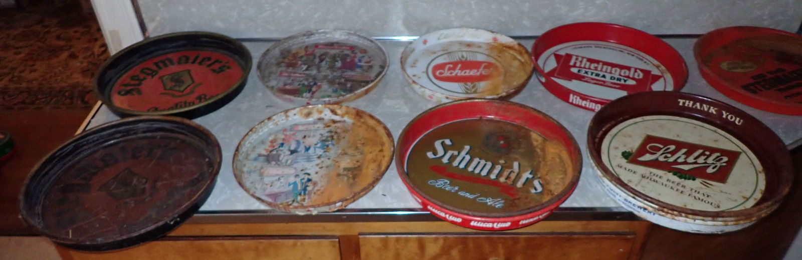 Stegmaier Schlitz Schmidt's & Misc Beer Trays (1 of 5)