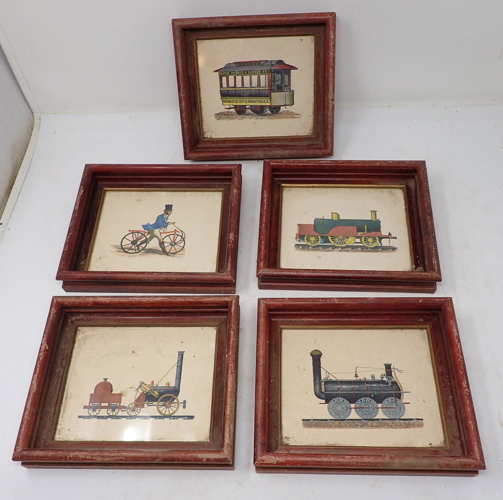 Locomotive and Bicycle Prints (1 of 5)