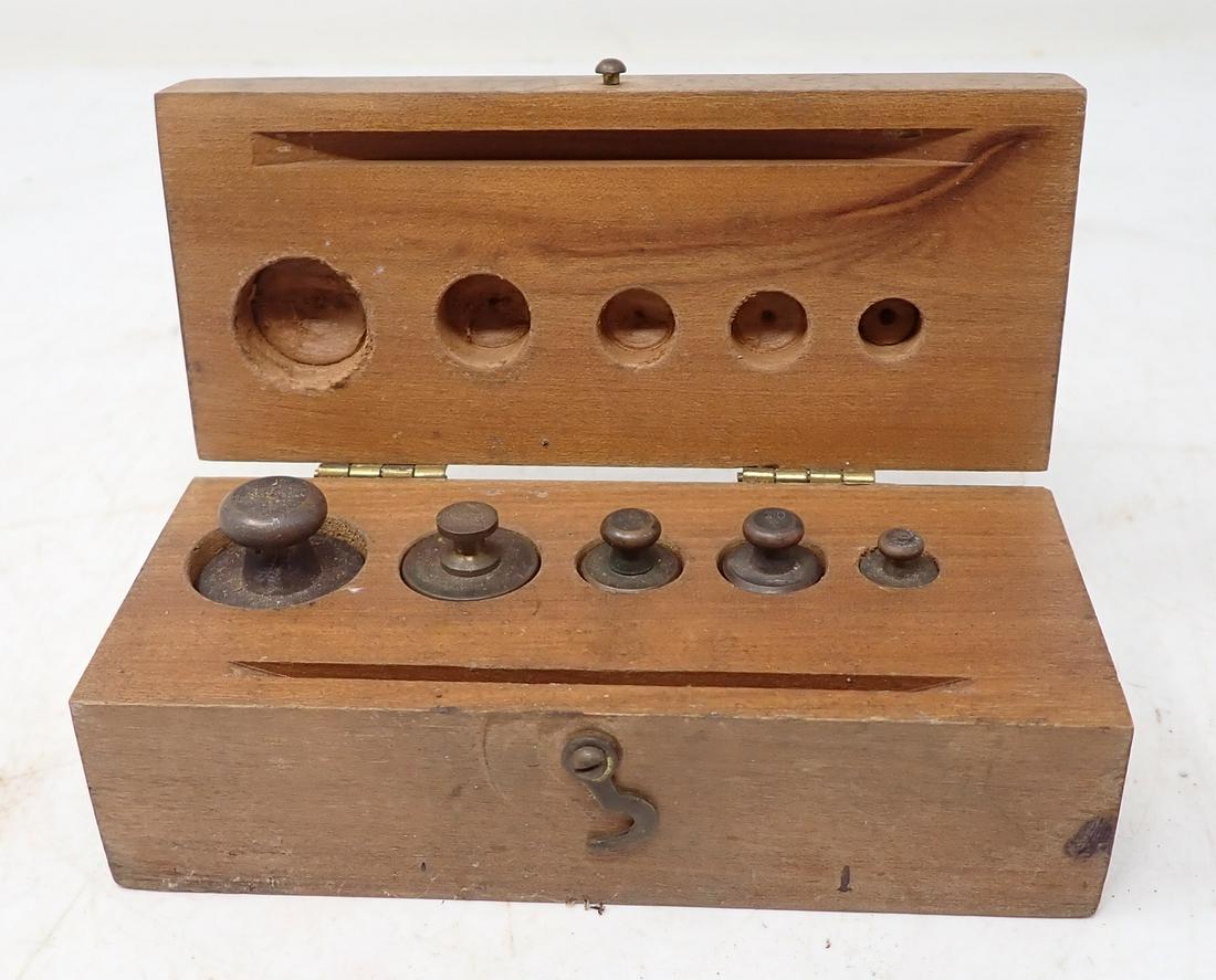 Henry Troemner Brass Scale Weights (1 of 5)