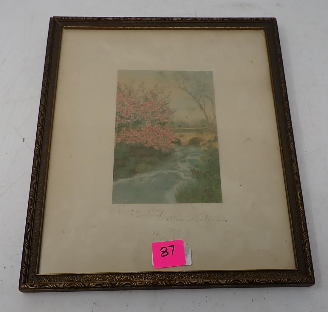 Wallace Nutting Luscious May: Apprx 11" x 13"