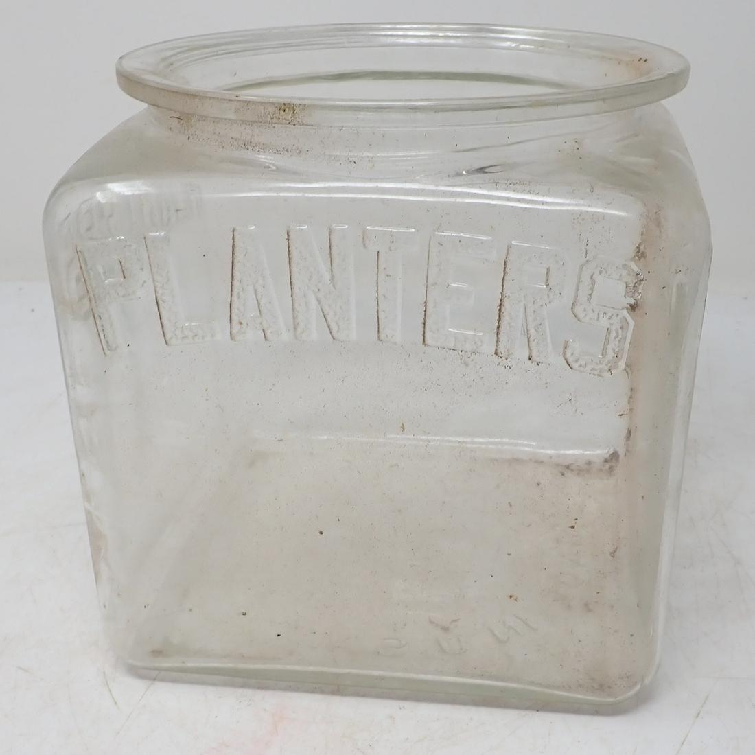 Planters Peanut Jar: Apprx 7" x 7" x 7 1/2" tall