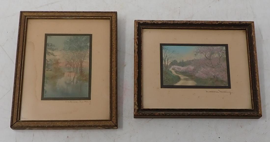 2 Signed Miniature Wallace Nuttings (1 of 3)