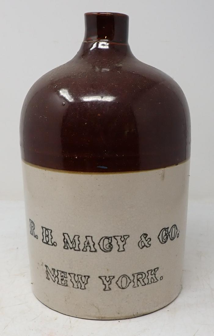 RH Macy New York Stoneware Jug (1 of 3)
