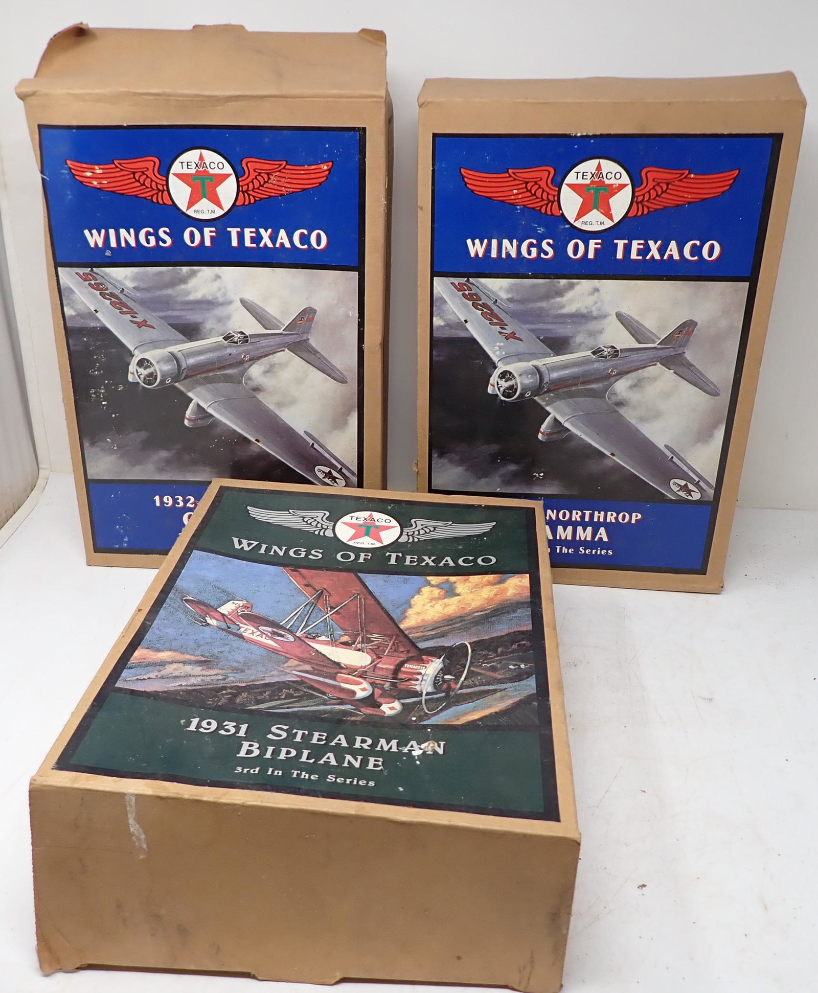 Wings of Texaco Diecast Airplanes: Getting all 3
