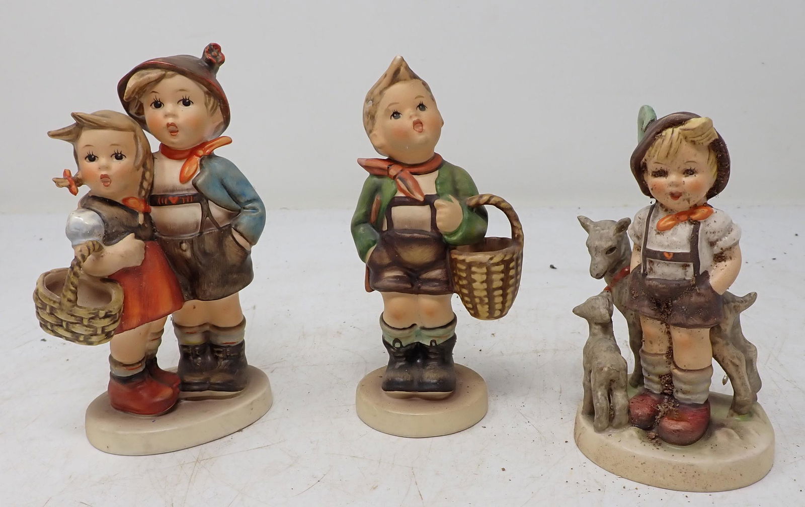 3 Hummel Goebels: Tallest is approx 5 1/2" tall