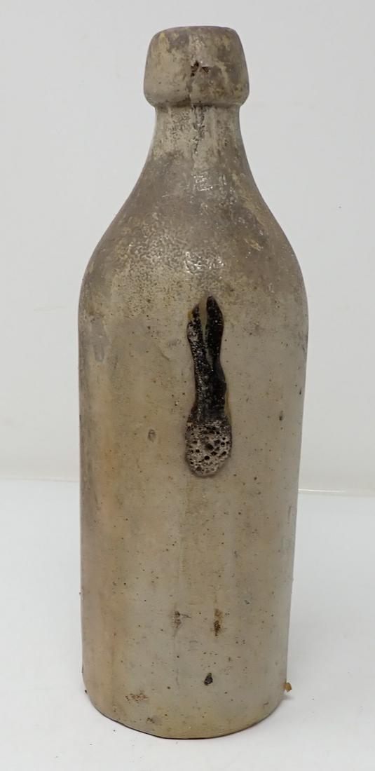 Stoneware Bottle with Tobacco Spit Glaze (1 of 5)