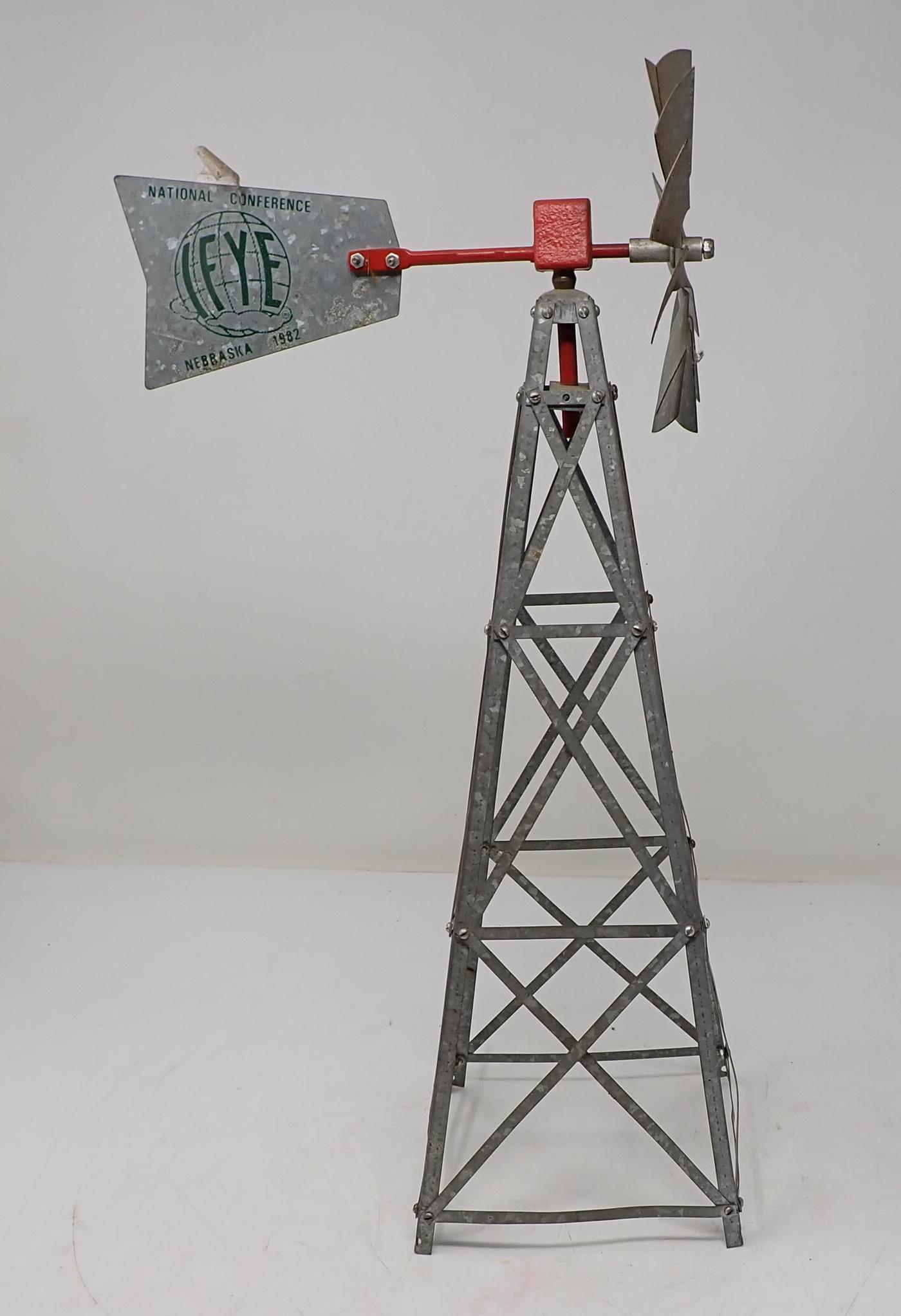 1982 IFYE Windmill: Approx 17" tall