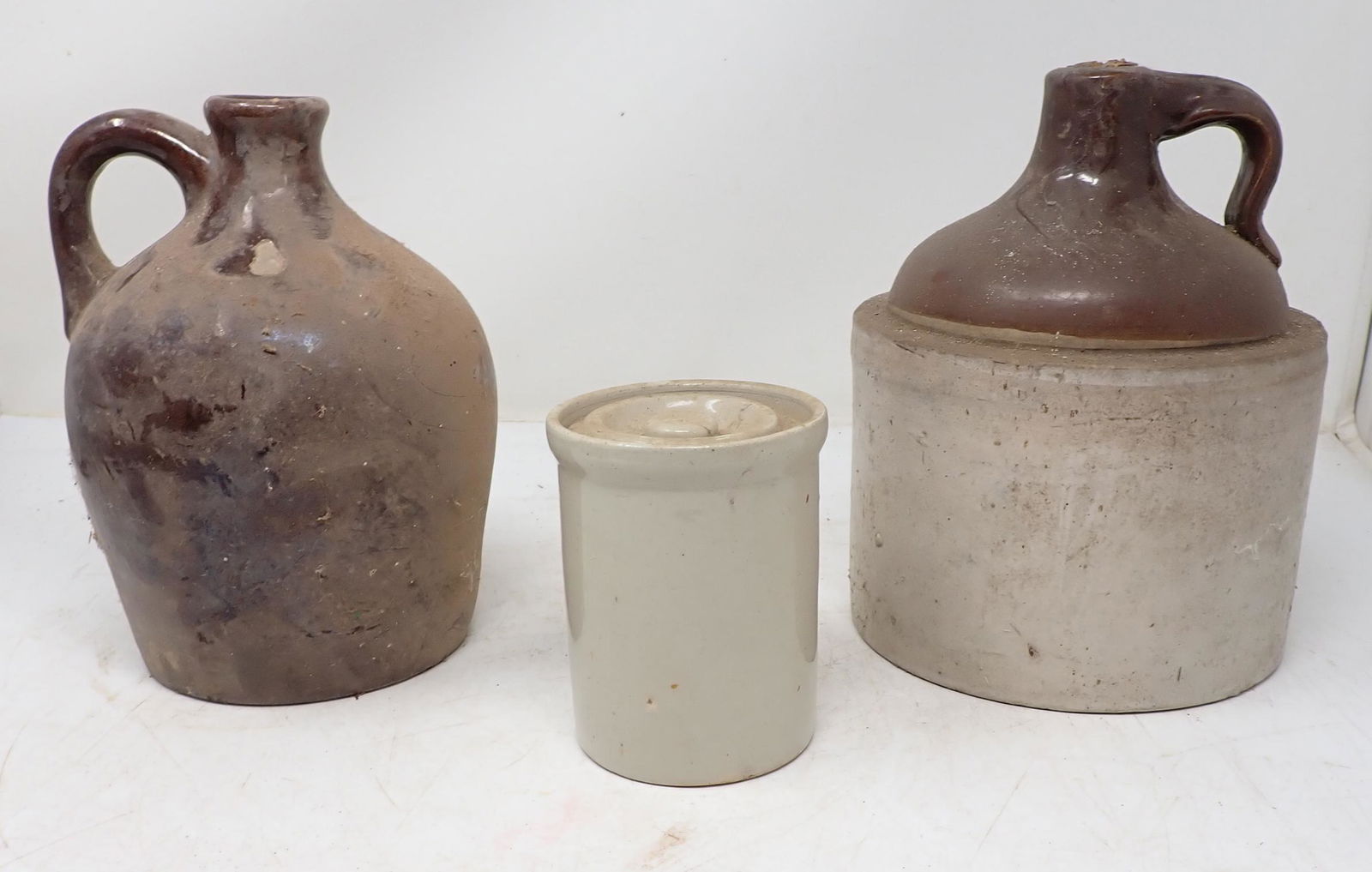 Stoneware Jugs & Jar (1 of 3)