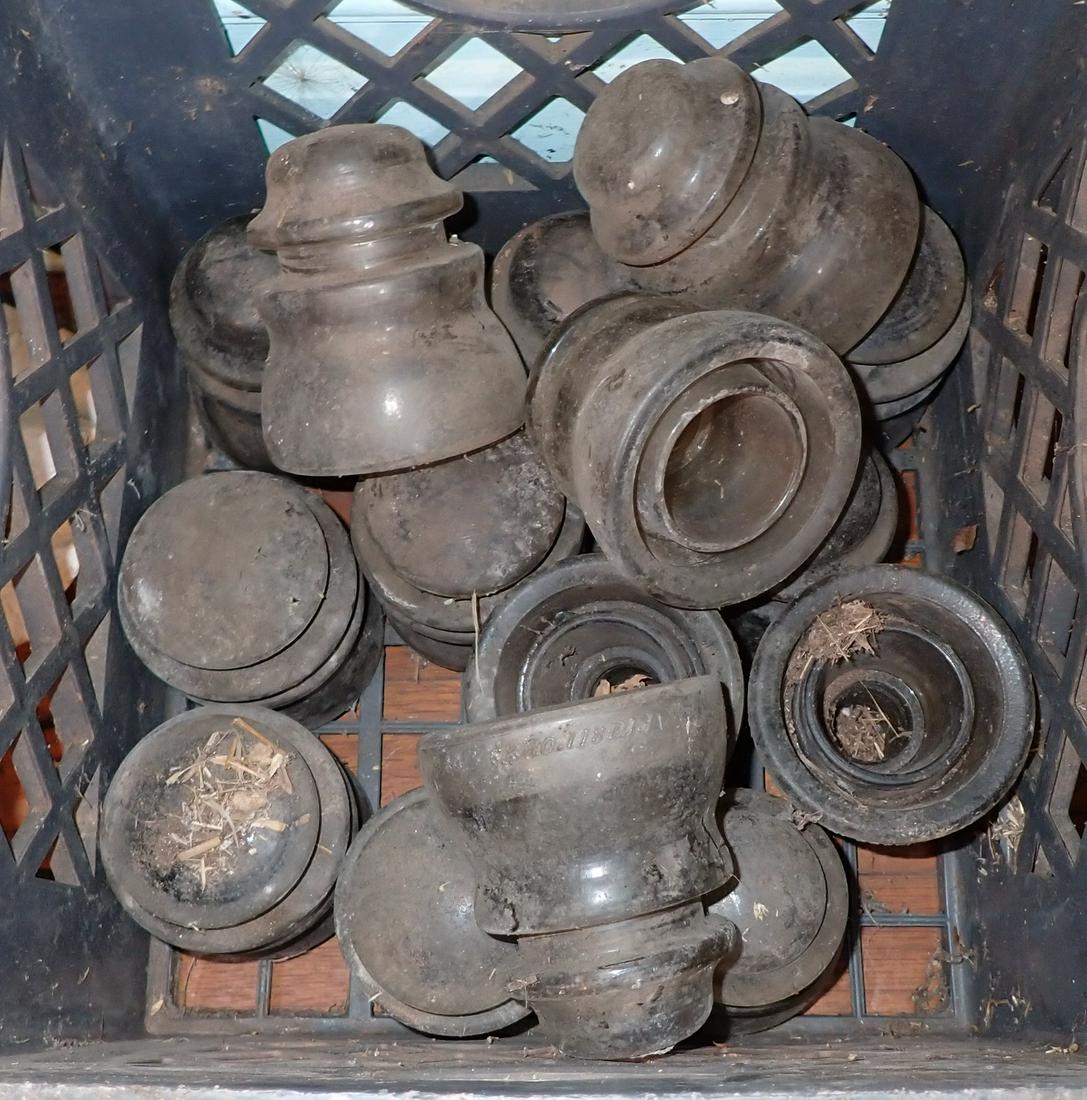 Insulators: Getting all in crate.