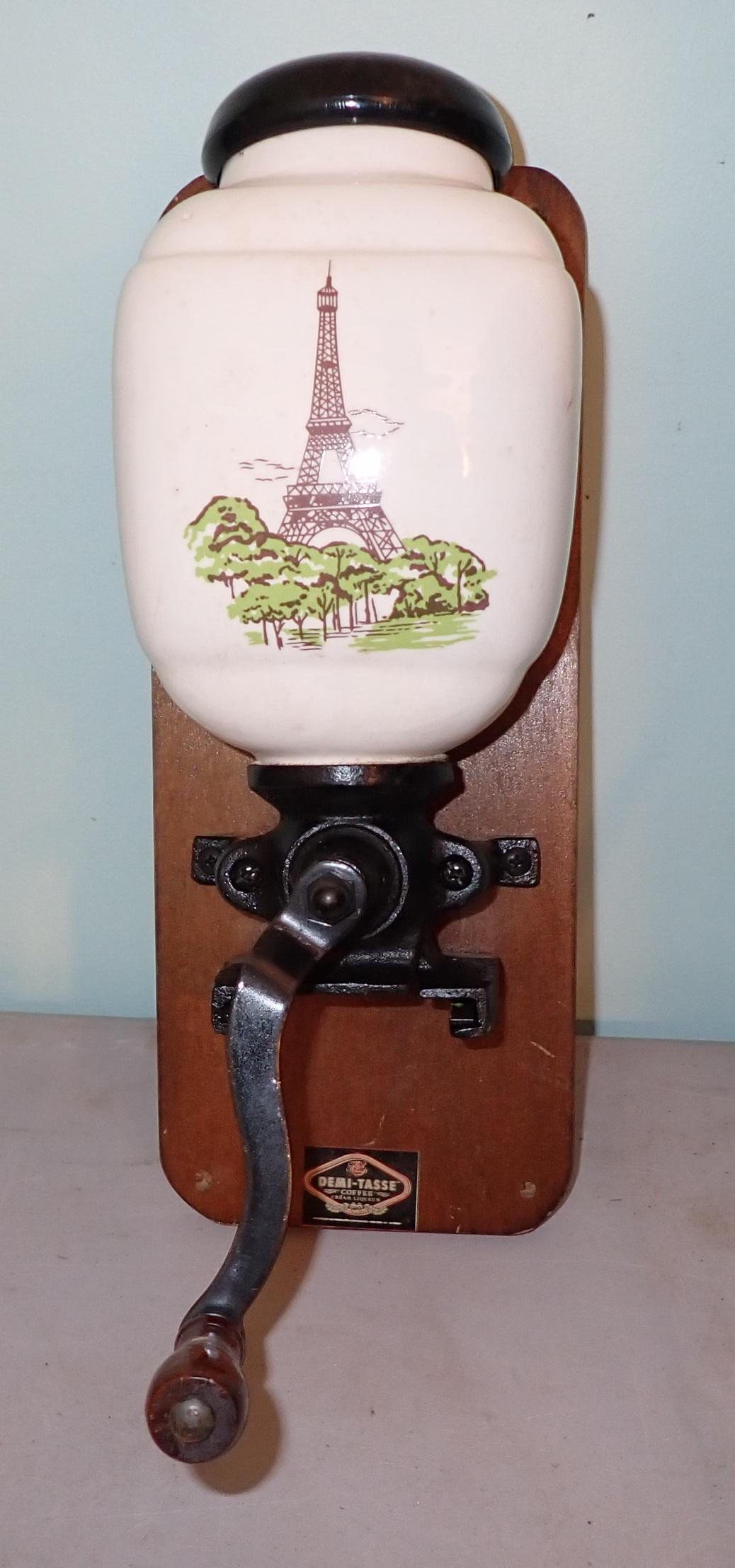 Demi-Tasse Coffee Grinder: Approx 12 1/4" long