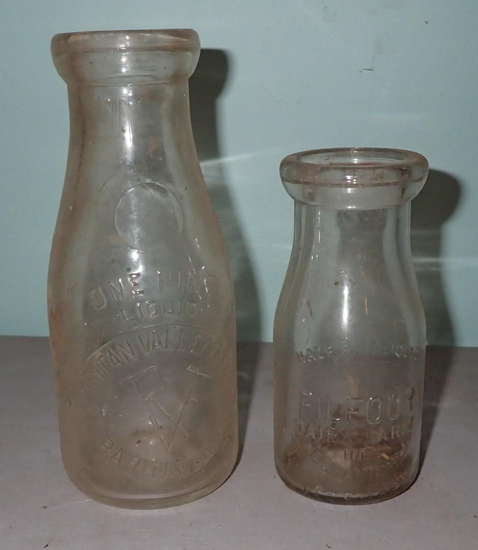 Raritan Valley & Pilfour Neshanic NJ Milk Bottles (1 of 1)