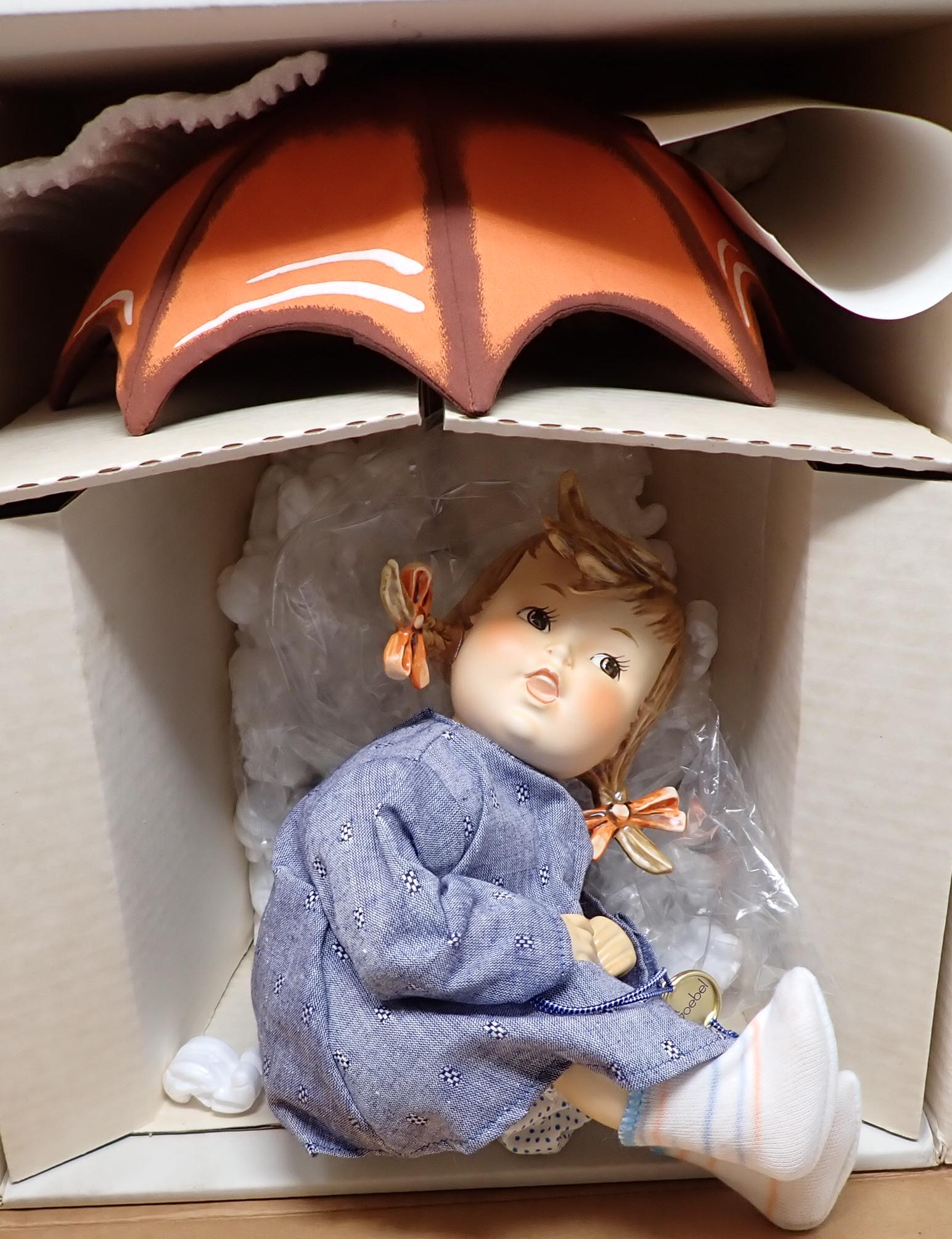 Hummel Umbrella Girl in Original Box: Umbrella Girl