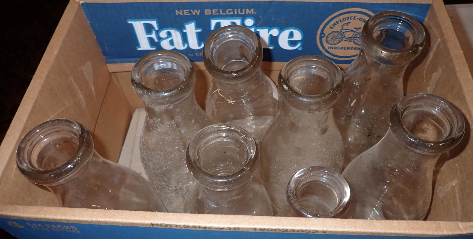 Alderney Friedriches Wood Brook Milk Bottles: Getting all pictured