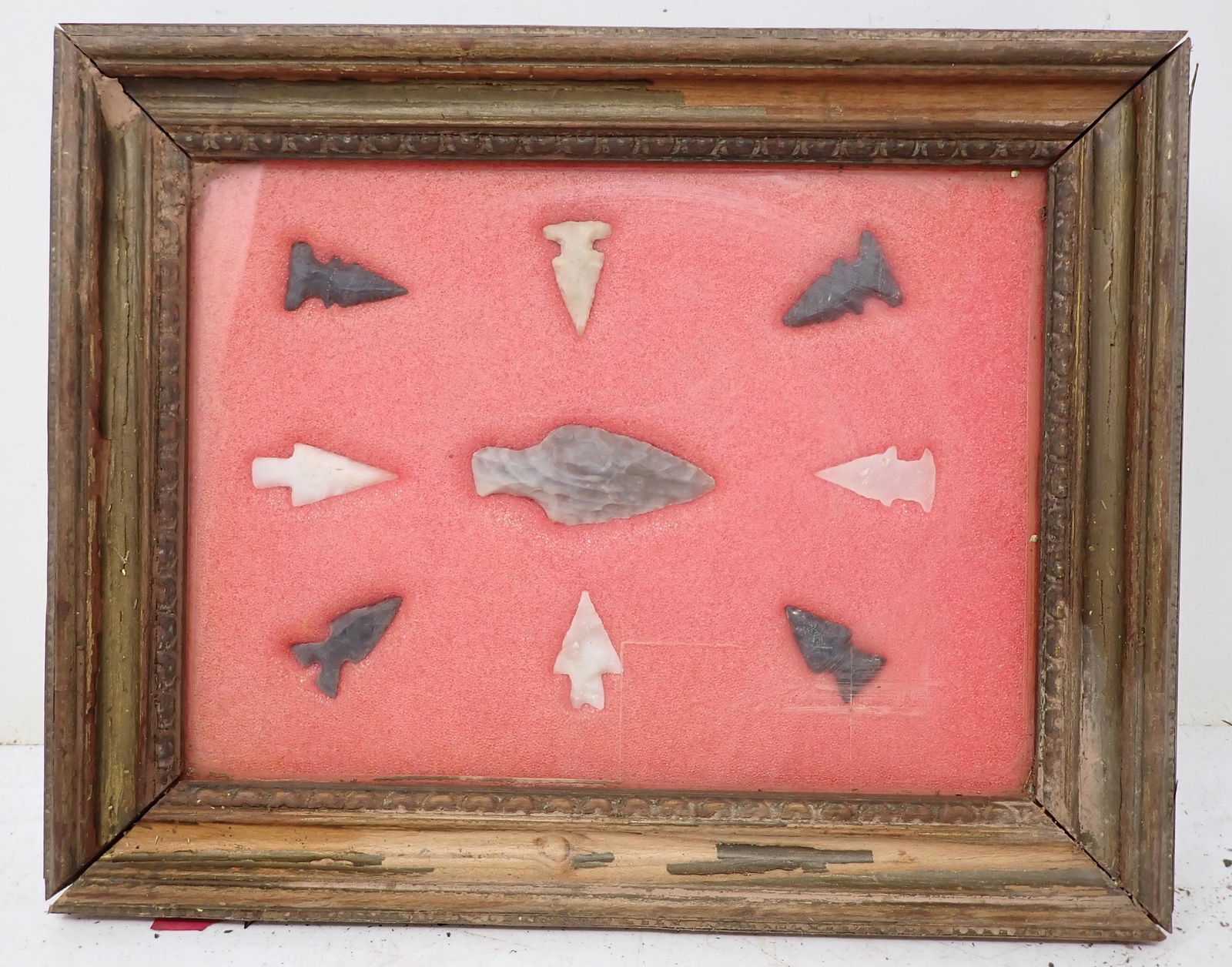 Framed Arrowheads / Indian Artifacts (1 of 5)
