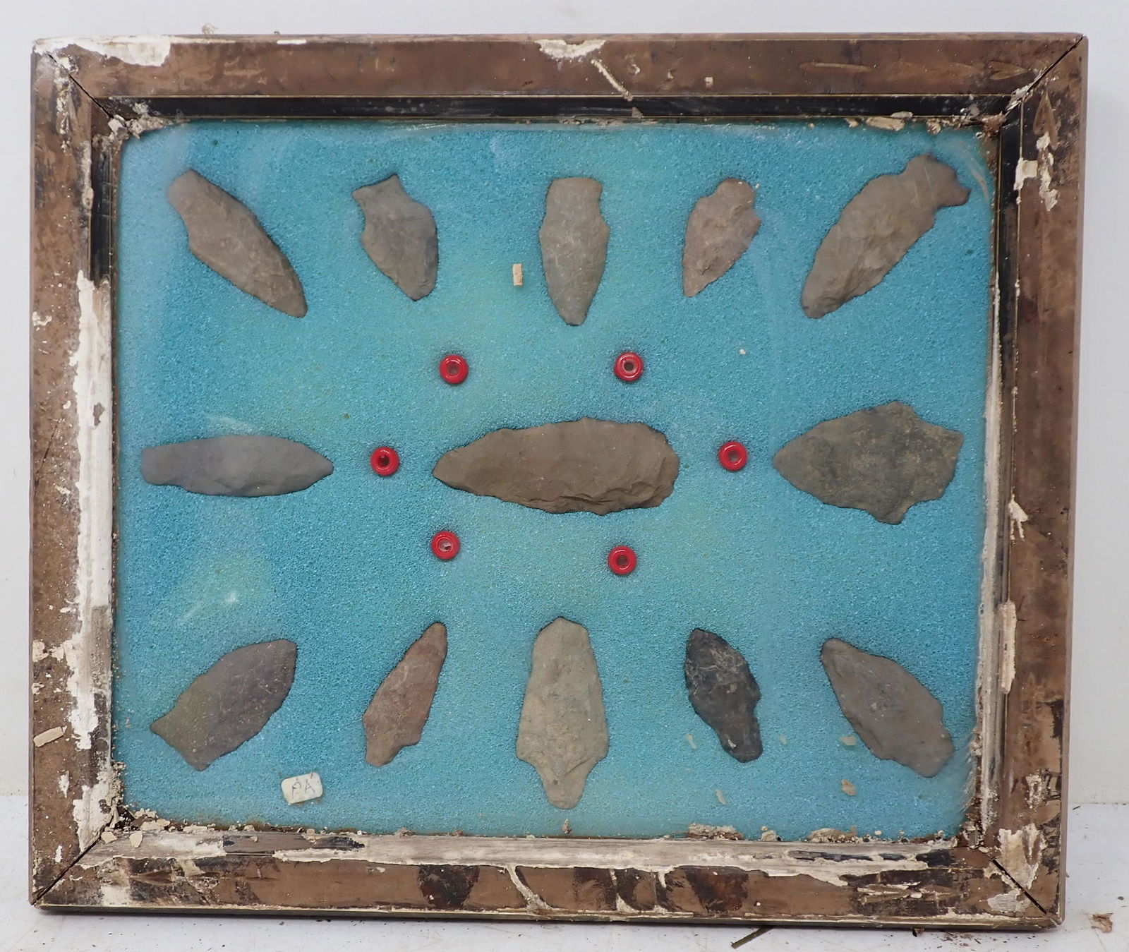 Framed Arrowheads / Indian Artifacts (1 of 6)