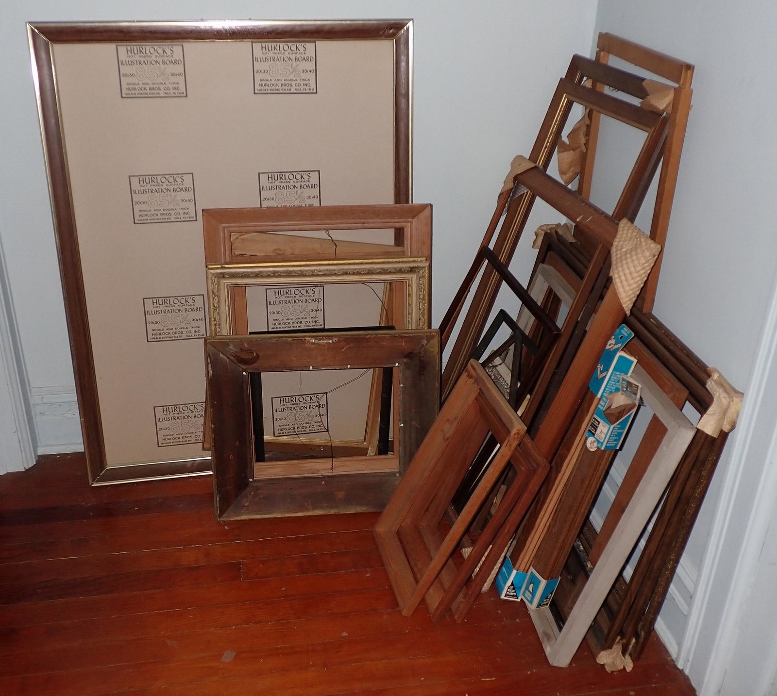 Picture Frames: Largest is approx 32" x 42" . Buyer to remove from second floor. NO SHIPPING !