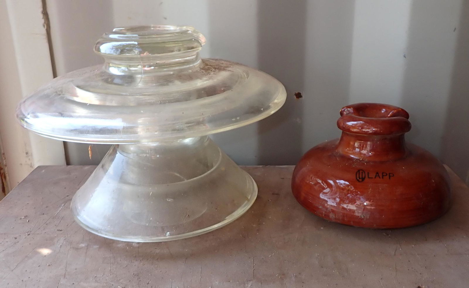 Corning Pyrex & Lapp Porcelain Insulators (1 of 4)