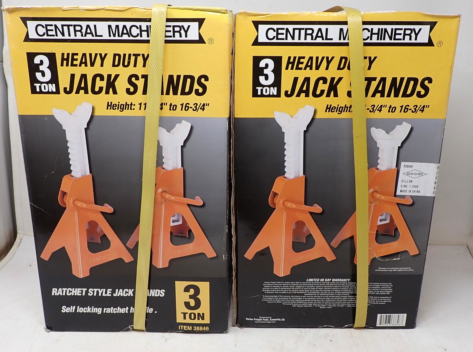 4 Central Machinery 3 Ton Jack Stands (1 of 1)